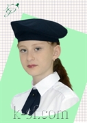 Берет кадетский полушерсть