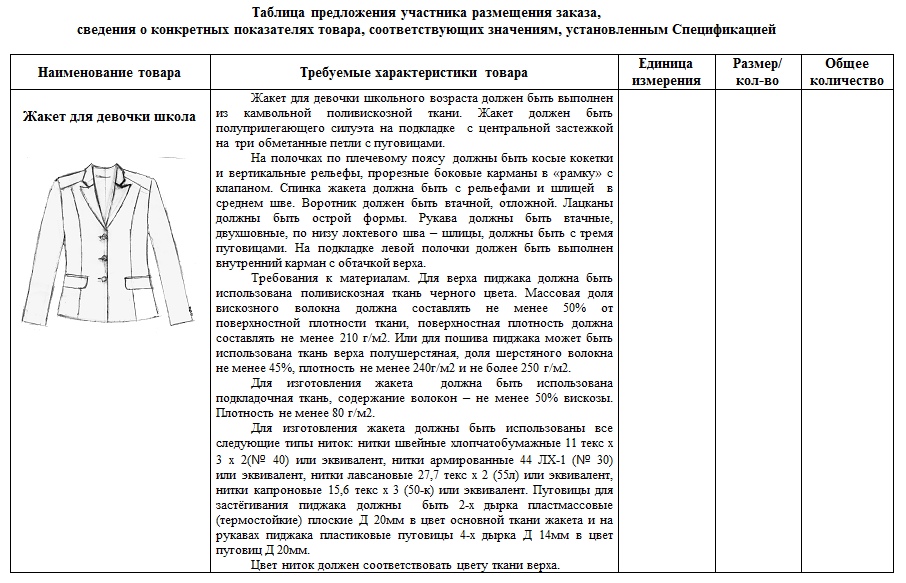 Школьный жакет для девочки